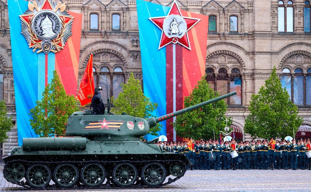 На фото военный парад в Москве, 9 мая 2024 года. Фото: Владимир Гердо, ТАСС.